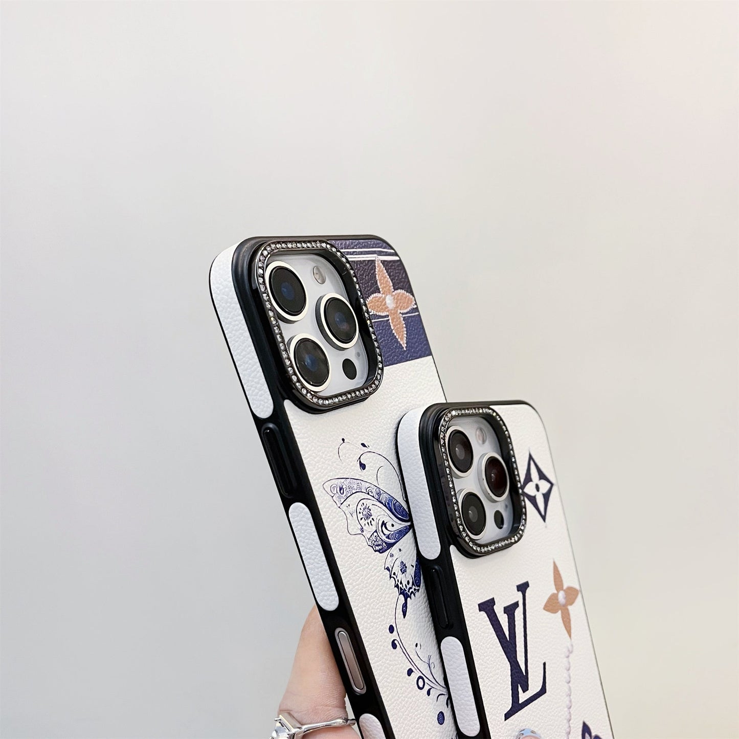 LV Elegant Butterfly Totem Apple iPhone Cover