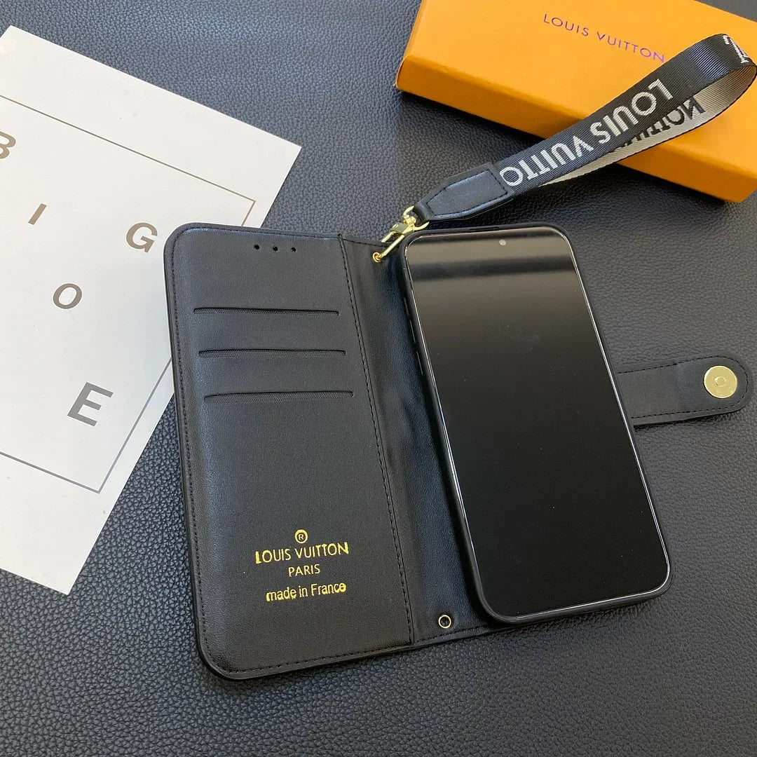 LV Iphone 17 Cardholder Case – Premium Designer Phone Case
