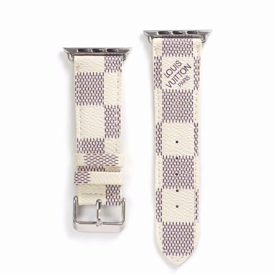 Louis Vuitton Brown Luxury Classic Strap For Apple Watch
