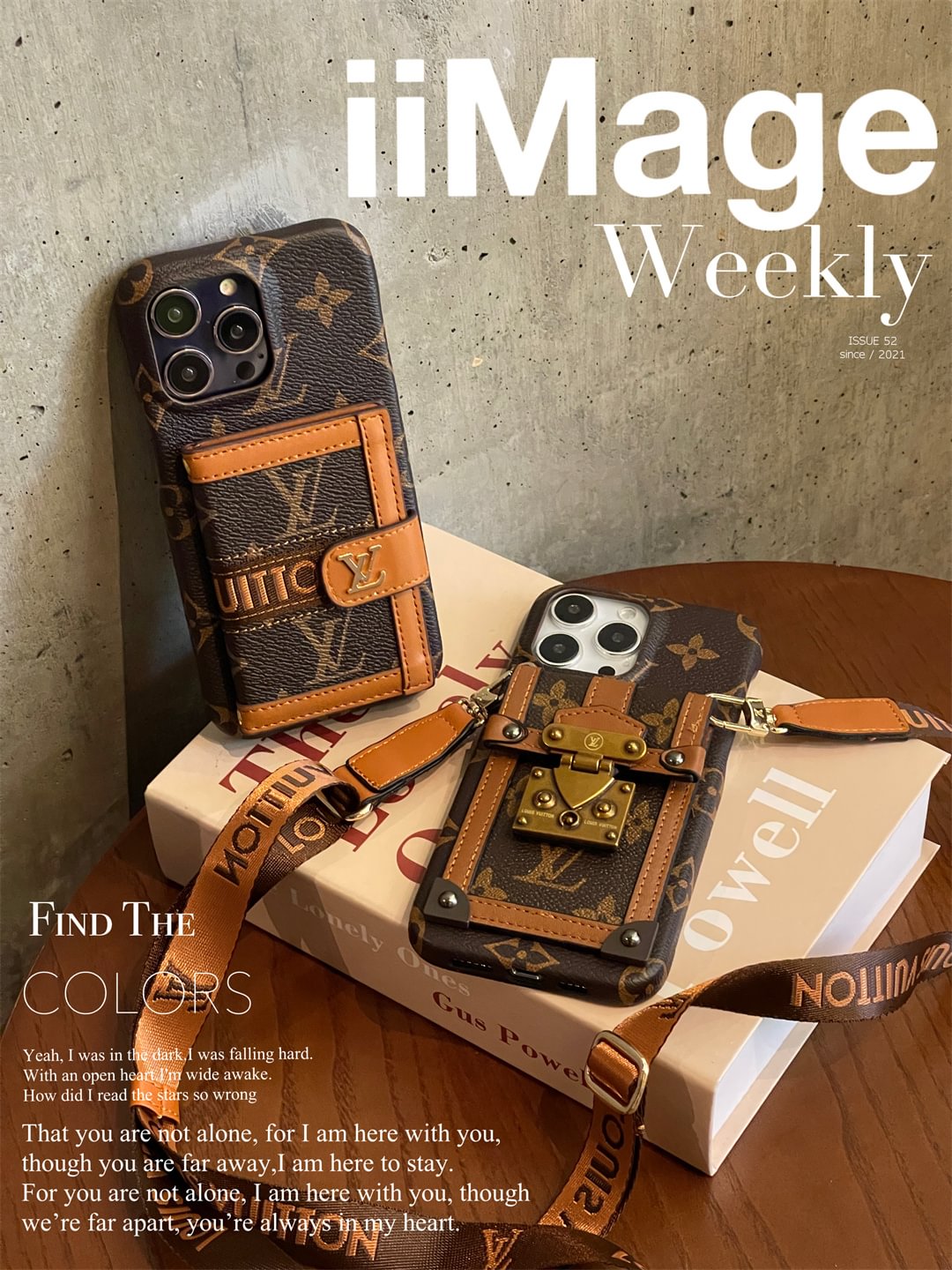 Canvas Louis Vuitton Crossbody iPhone Case With Card Holder