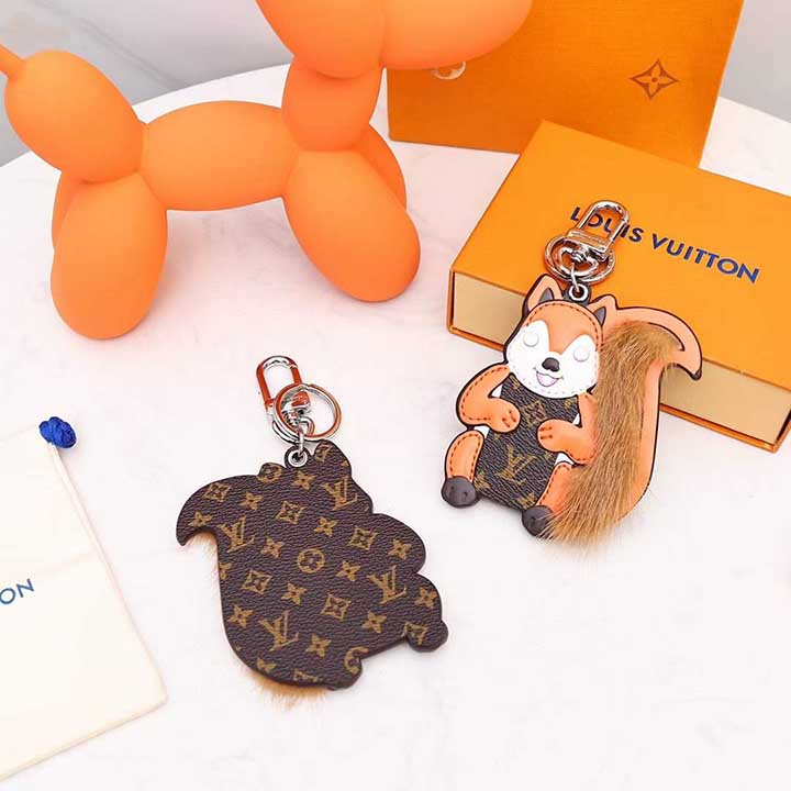 Louis Vuitton Leather keychain Brand Anime Style