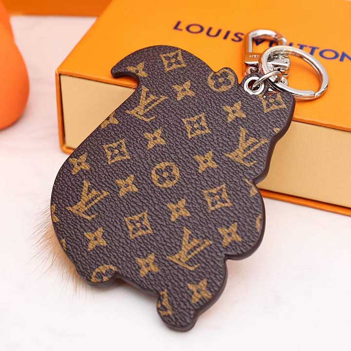 Louis Vuitton Leather keychain Brand Anime Style