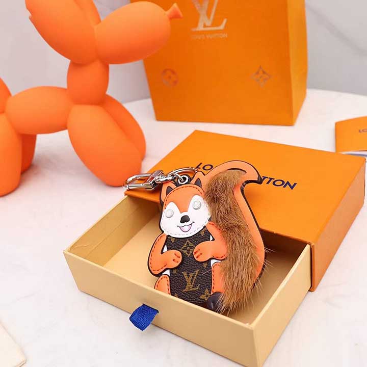 Louis Vuitton Leather keychain Brand Anime Style