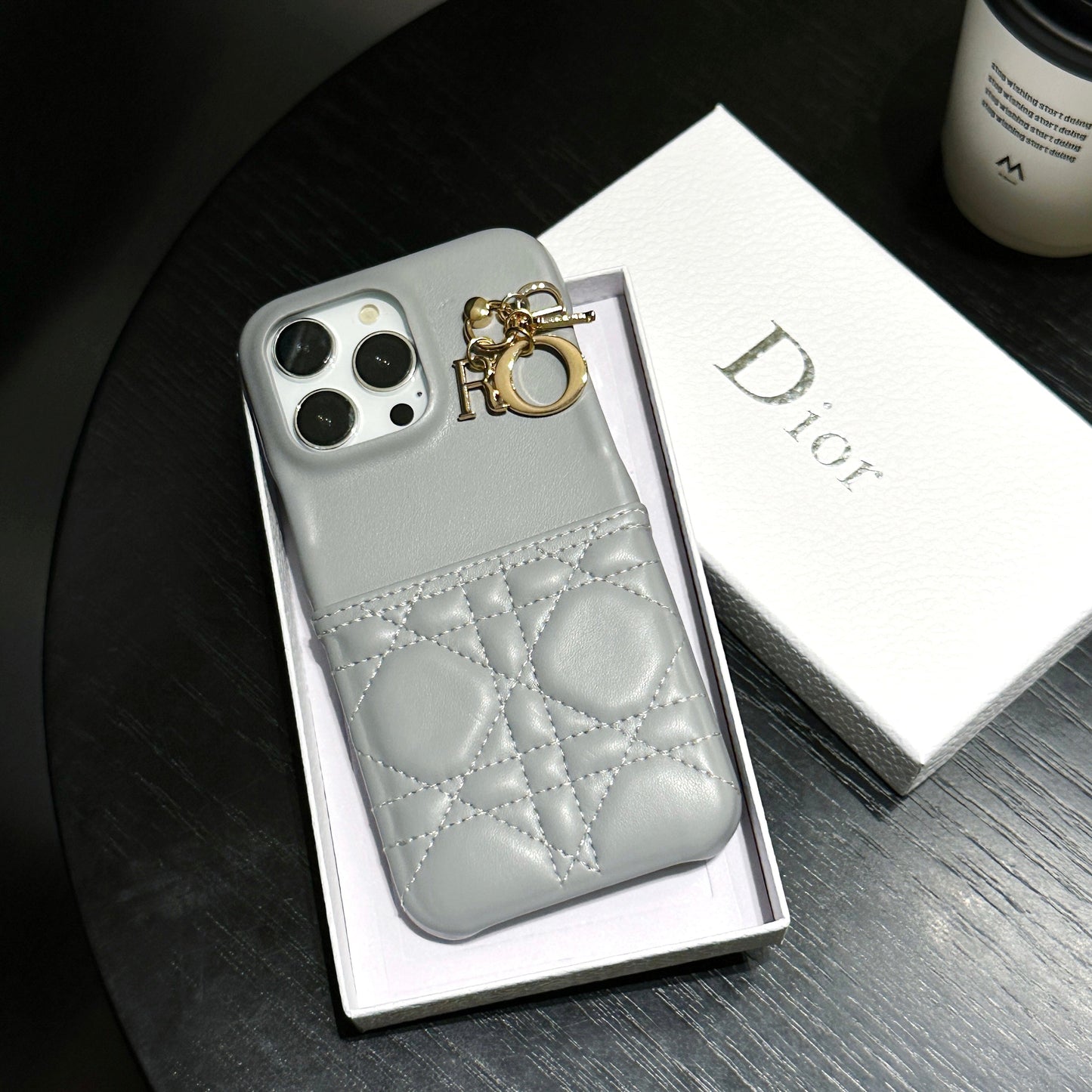 Inspired Designer Christian Dior Leather iPhone Case