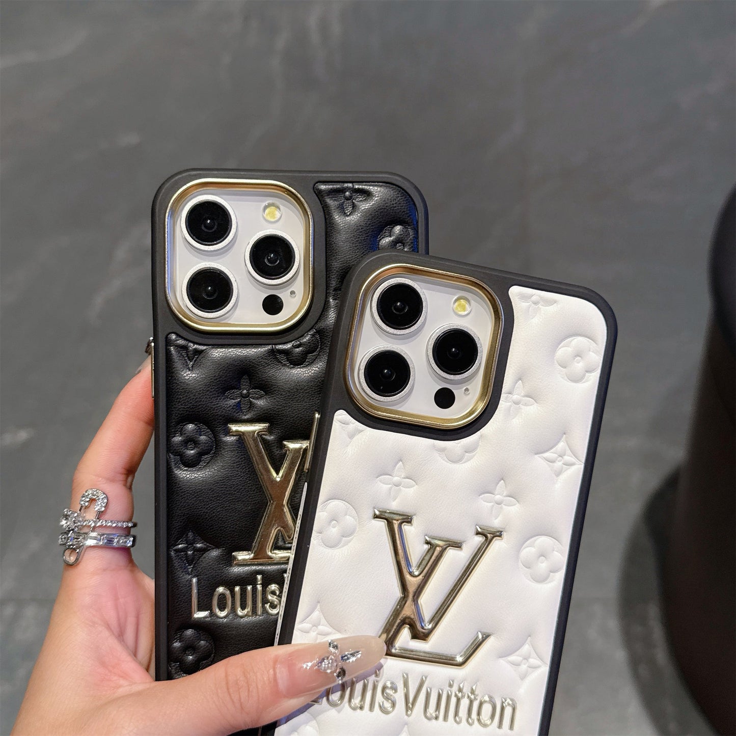 Leather Louis Vuitton Apple iPhone Case