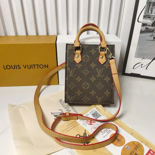 Designer Louis Vuitton Tote Bag With Crossbody Strap Inspired