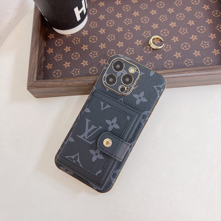 Luxury LV Classic Color Card Bag Apple iPhone Case