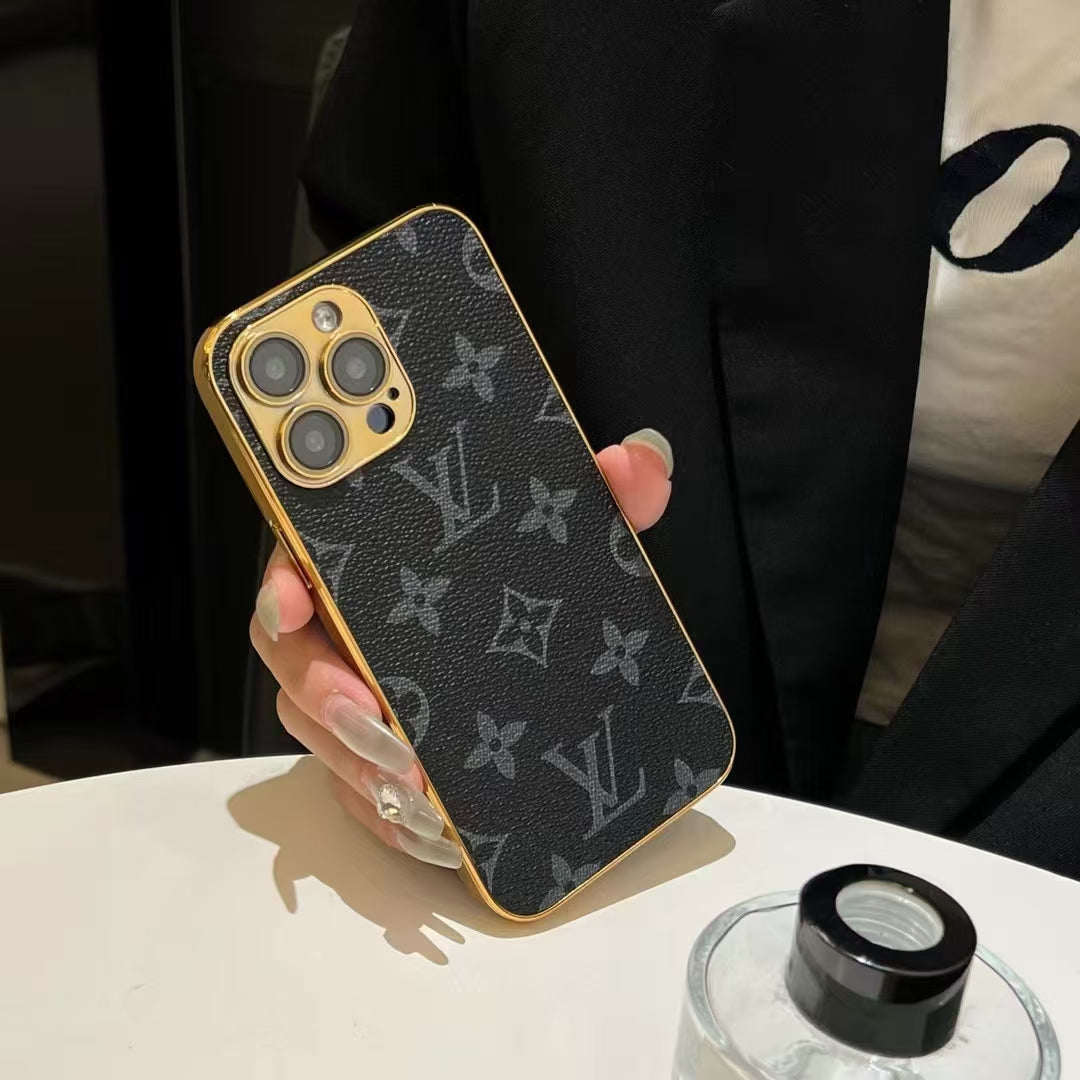 LUXURY LV IPHONE CASE LEATHER COVER