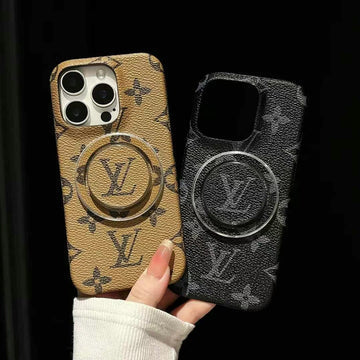 Luxury Monogram Magnetic Ring Phone Case