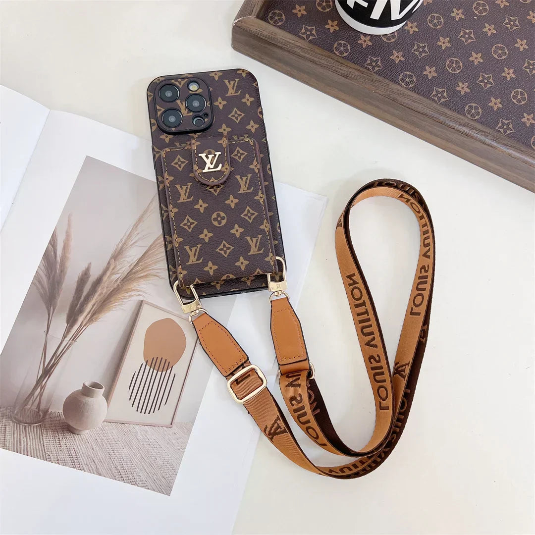Louis Vuitton Phone Monogram Case with Strap For iPhone 17 /16 /15 /14