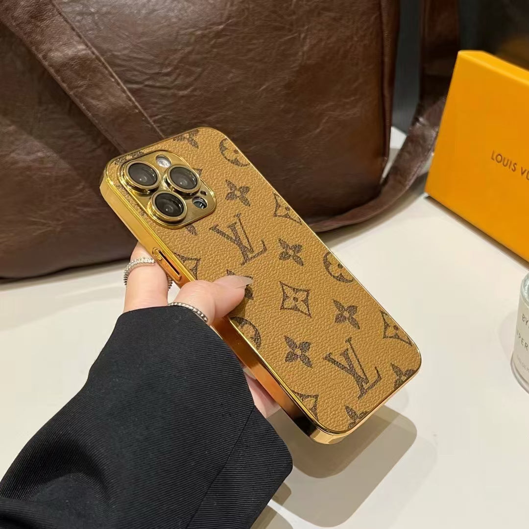 LUXURY LV IPHONE CASE LEATHER COVER