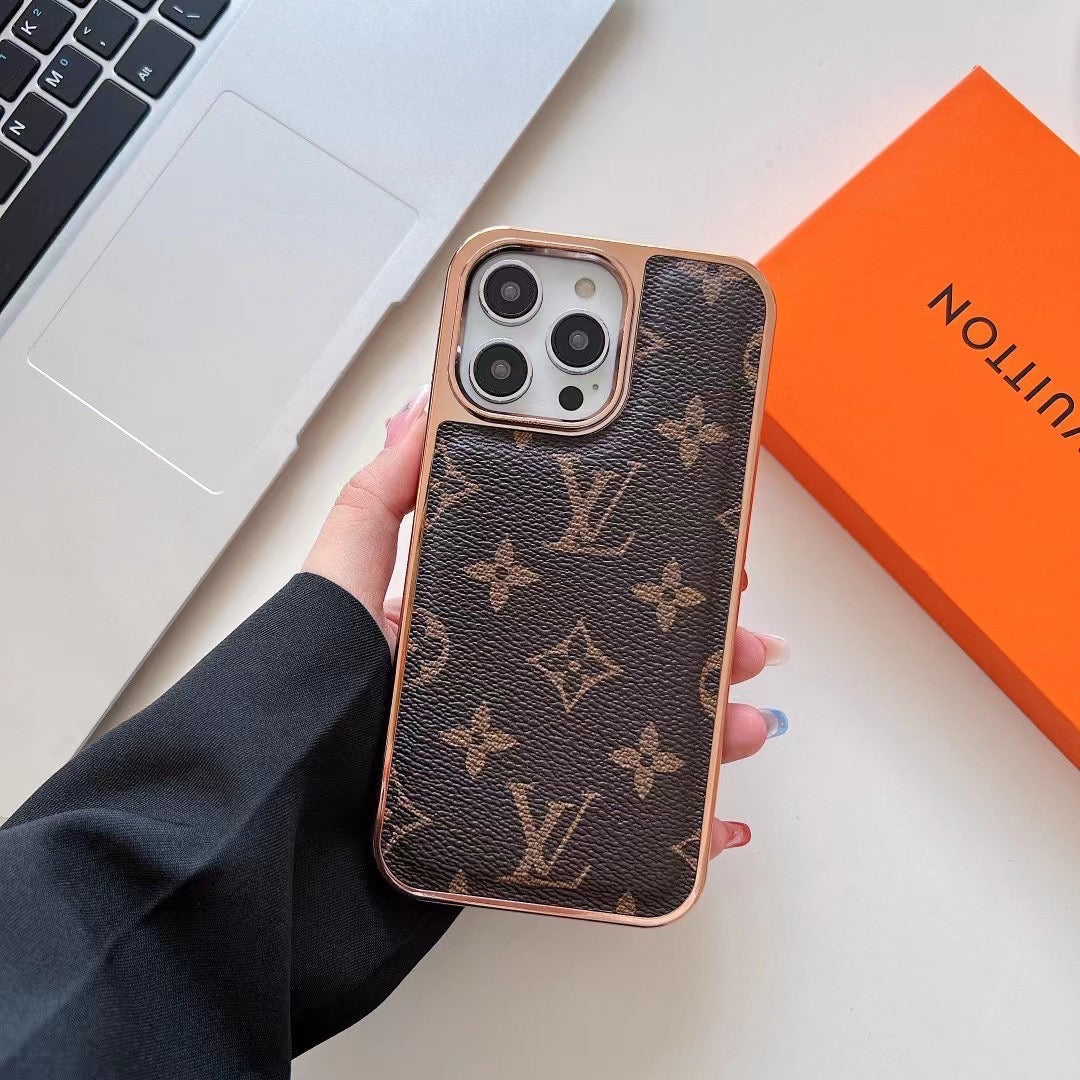 Luxury CLASSIC PRINTED LV PHONE CASE FOR iPHONE