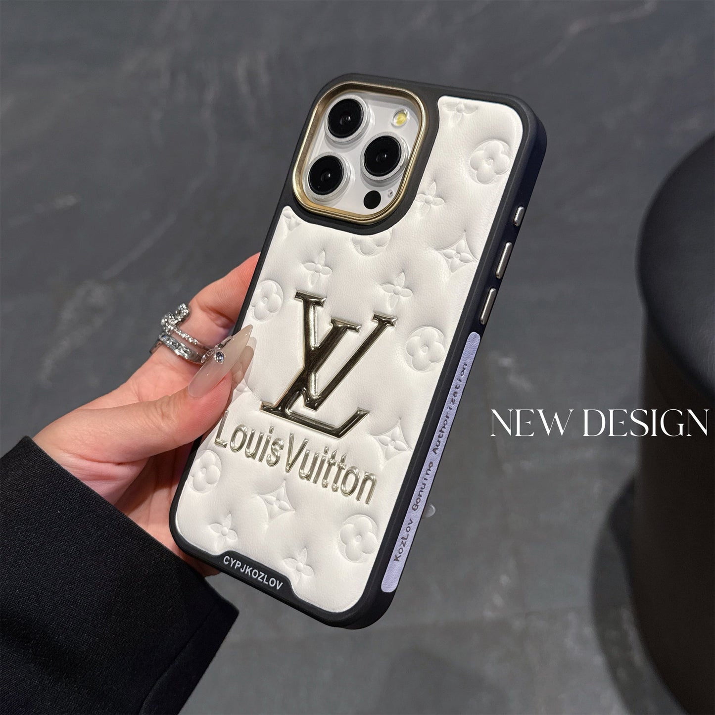 Leather Louis Vuitton Apple iPhone Case