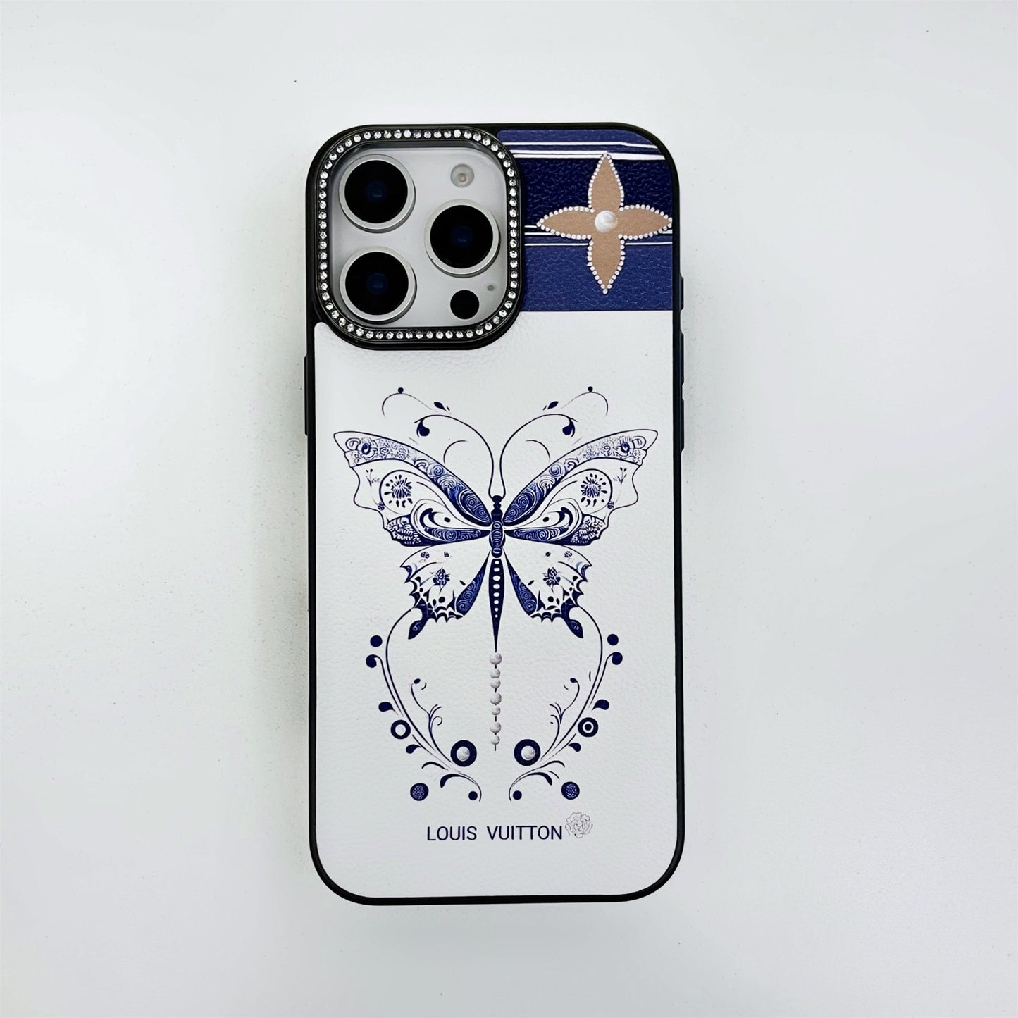 LV Elegant Butterfly Totem Apple iPhone Cover