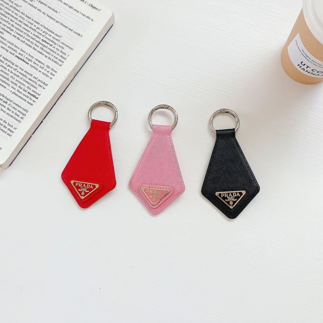 Prada Leather Key Chain