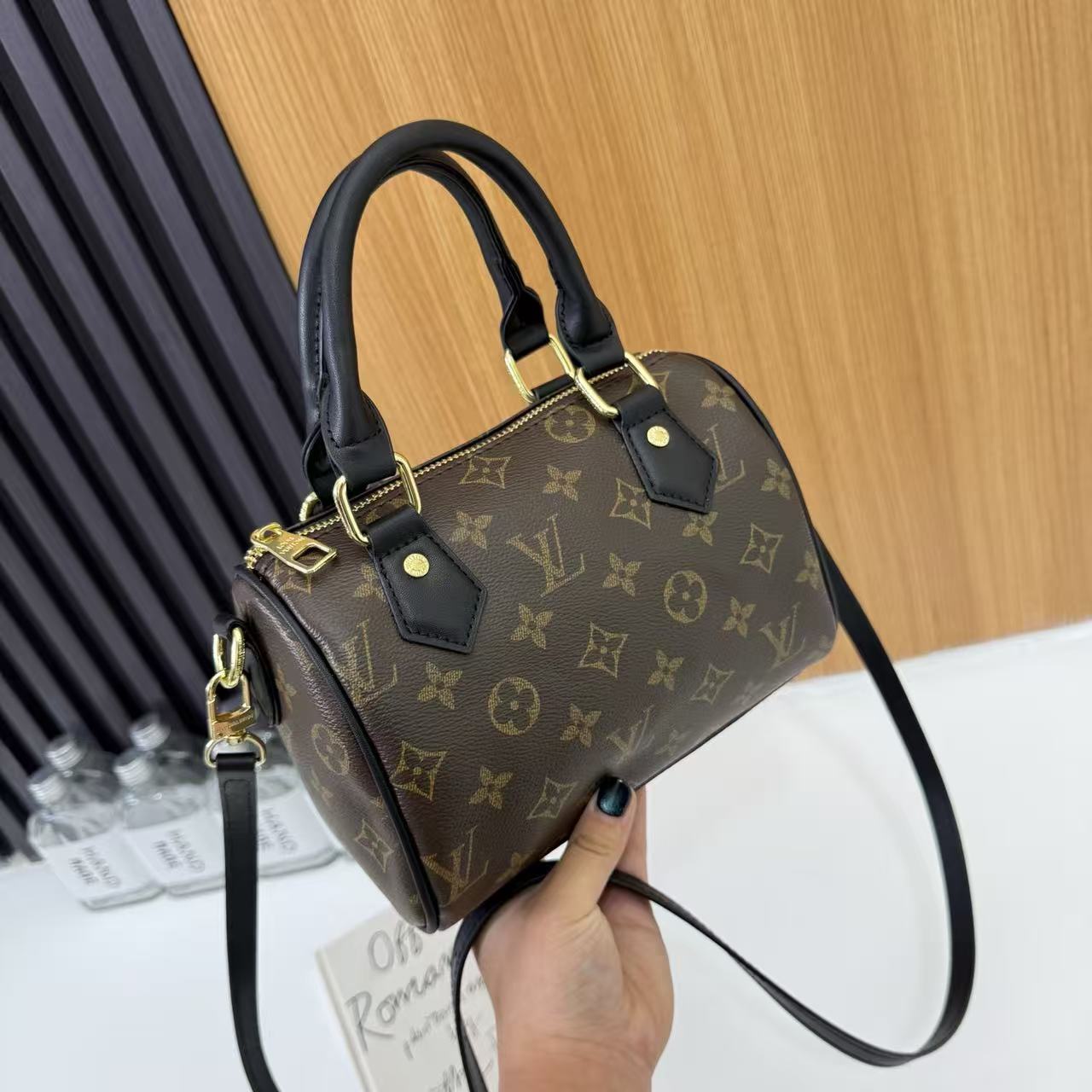 Designer LV Monogram Mini Barrel Bag Inspired