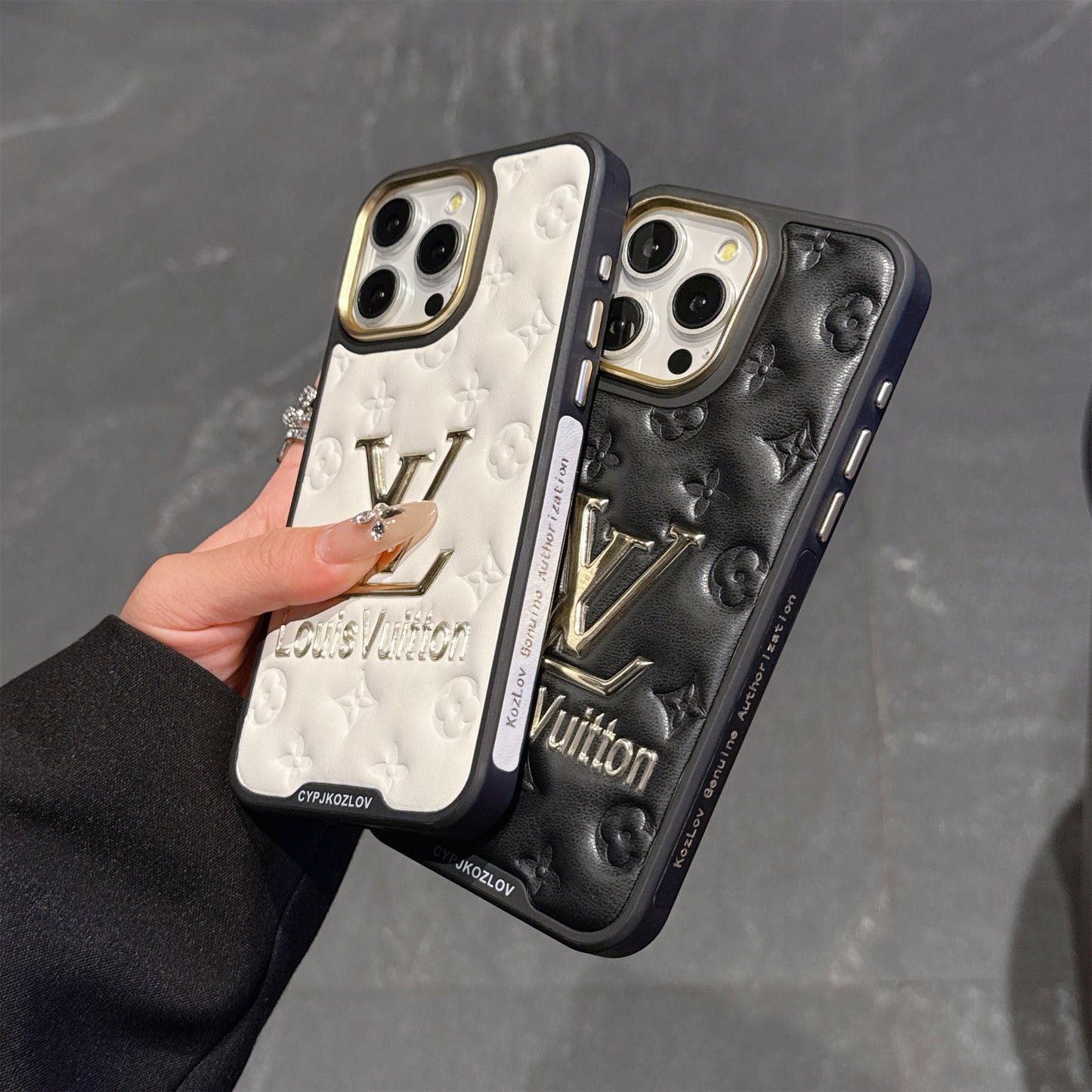 Leather Louis Vuitton Apple iPhone Case