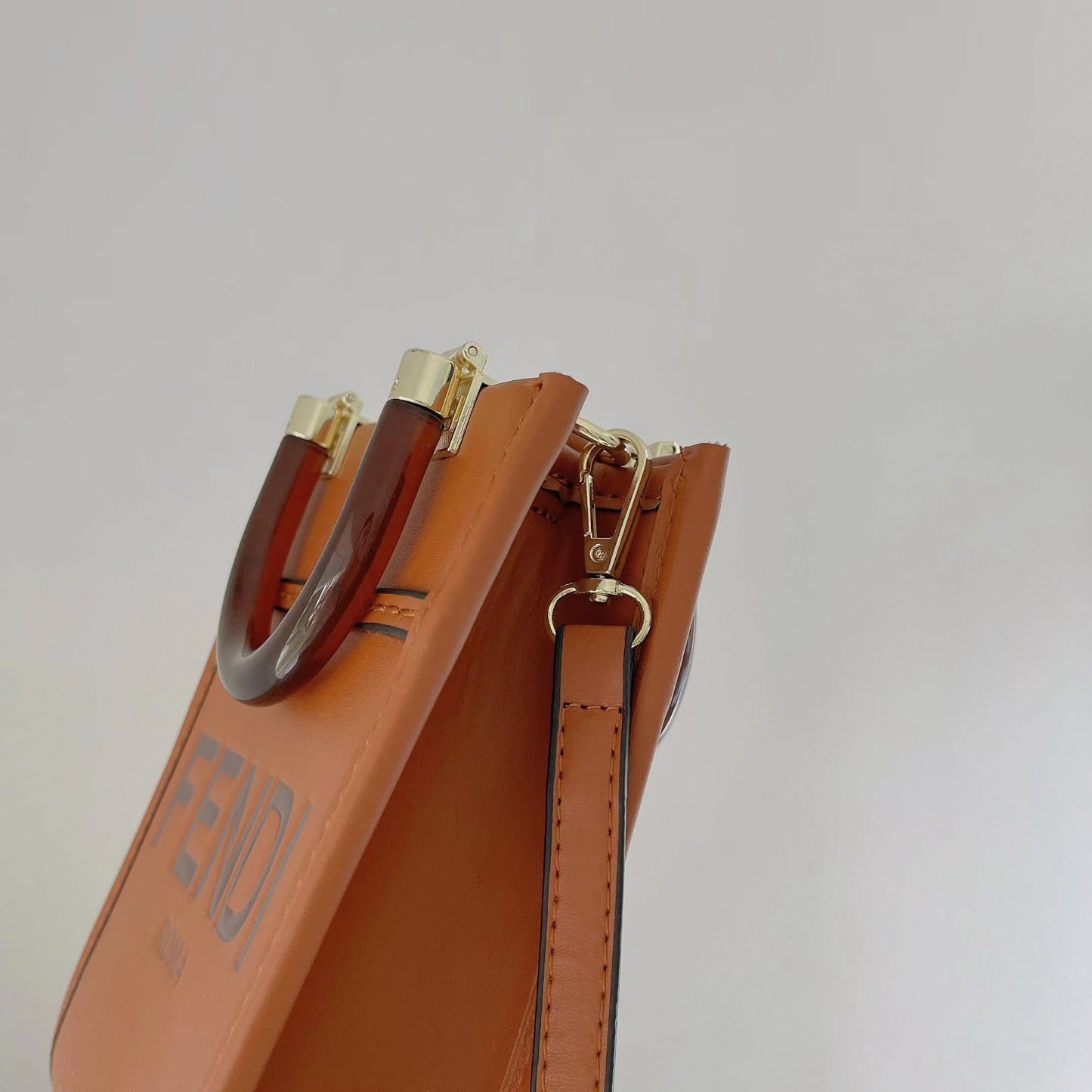 Designer Fendi Tote Bag With Crossbody Strap Inspired