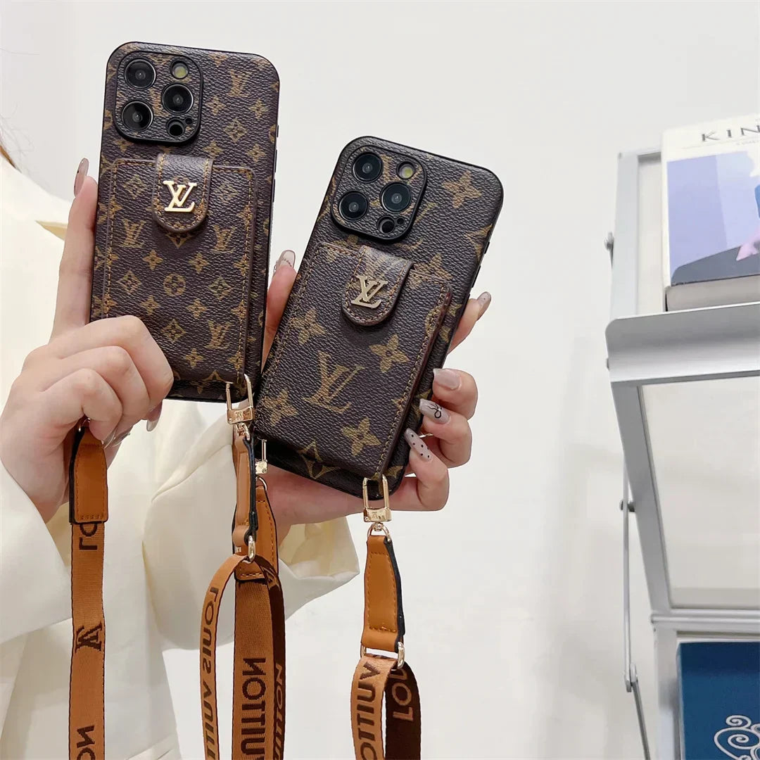 Louis Vuitton Phone Monogram Case with Strap For iPhone 17 /16 /15 /14