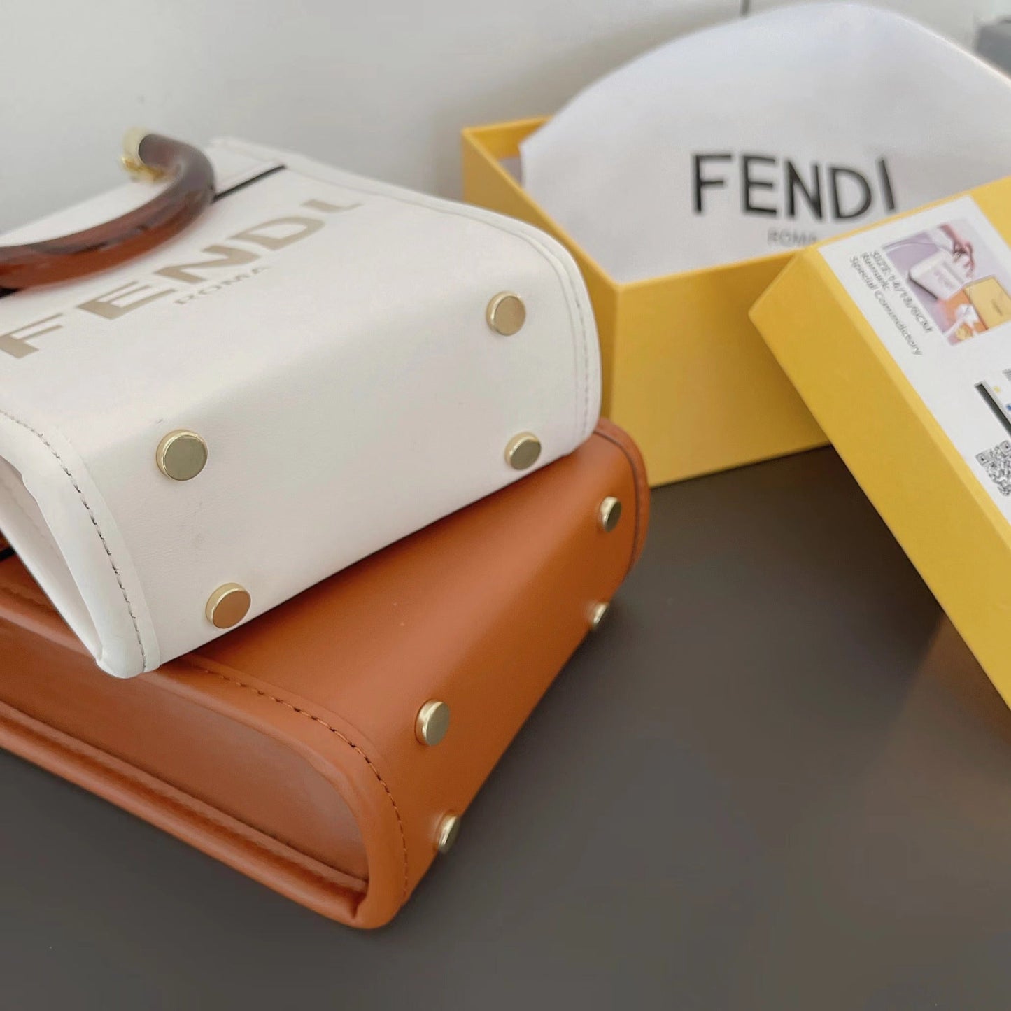 Designer Fendi Tote Bag With Crossbody Strap Inspired