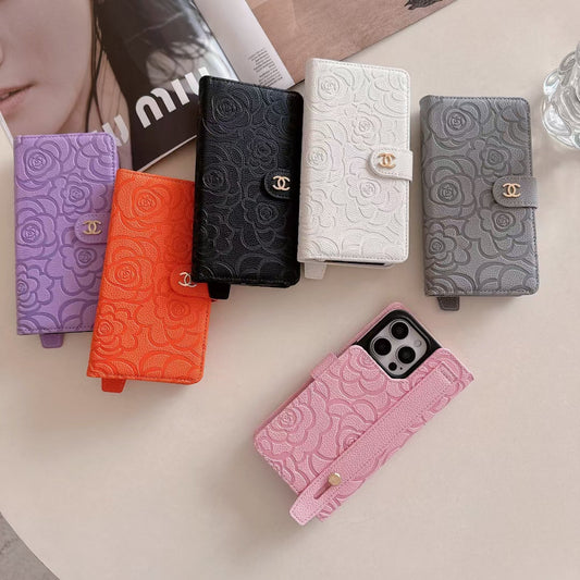 Chanel Leather Wallet Bag Apple iPhone Case