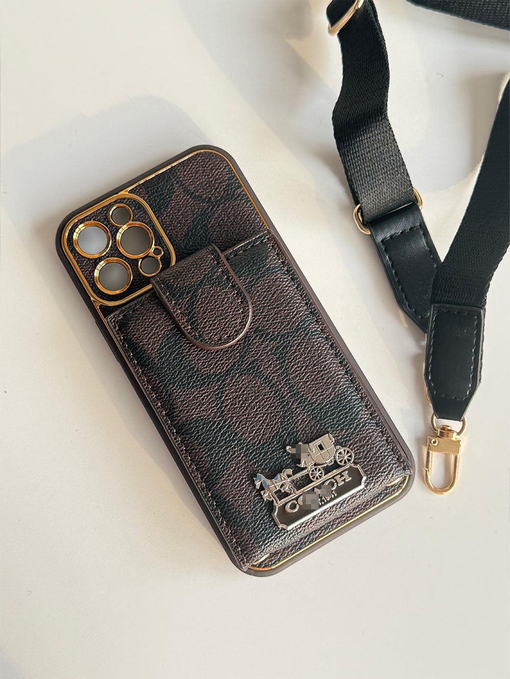 Coach IPhone Case With Card Holder