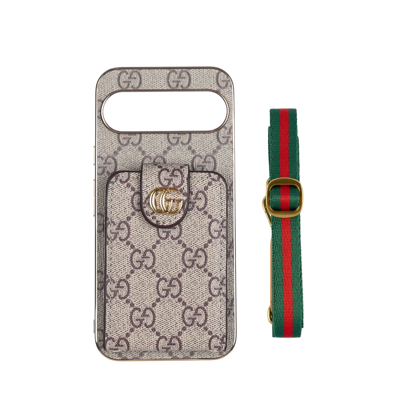 Luxury Gucci Google Pixel phone case With Strap