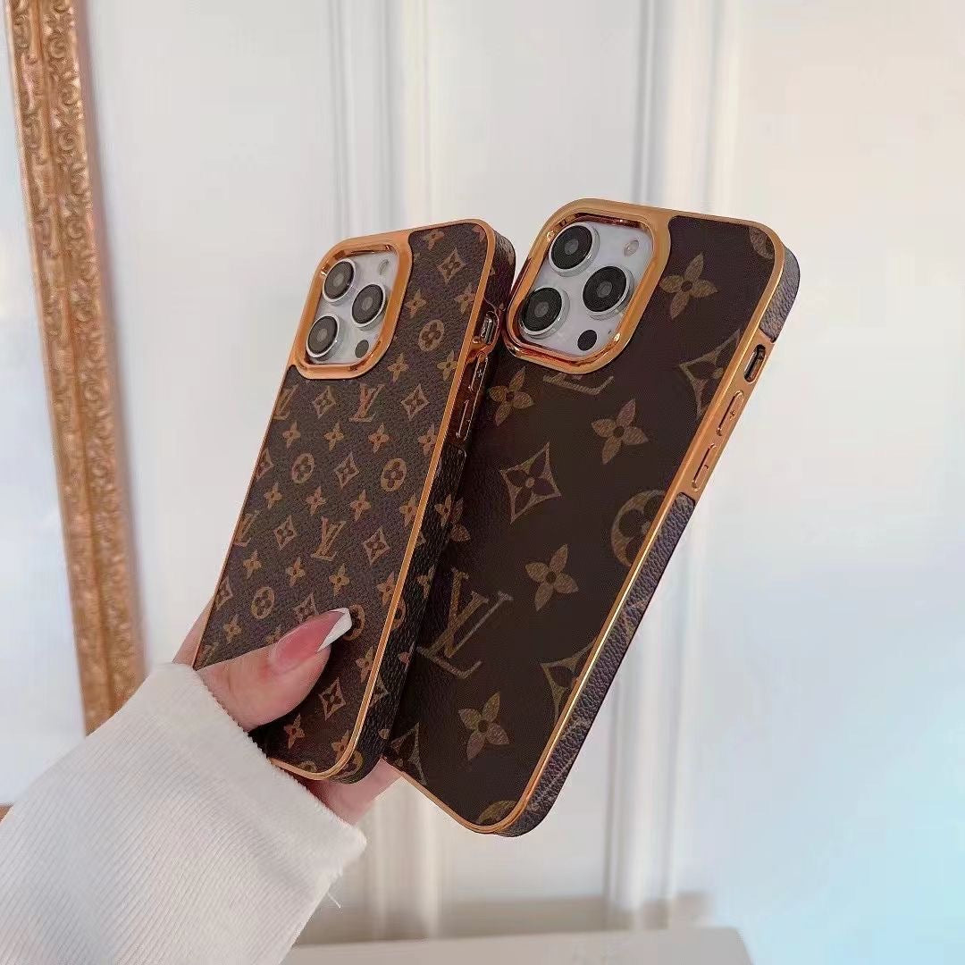 Luxury CLASSIC PRINTED LV PHONE CASE FOR iPHONE