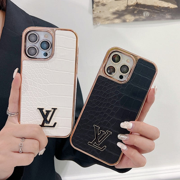 Premium LV Crocodile Pattern Color iPhone Case