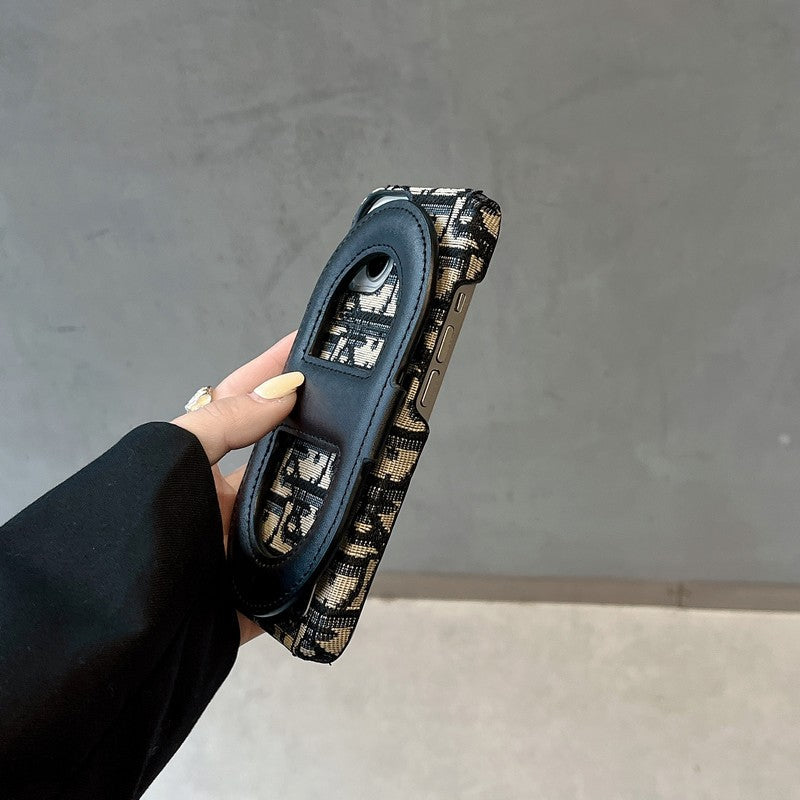 Designer Dior IPhone Case With Wallet Card