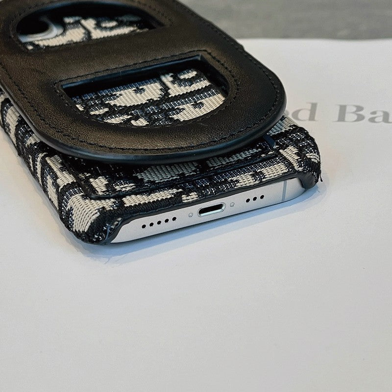 Designer Dior IPhone Case With Wallet Card