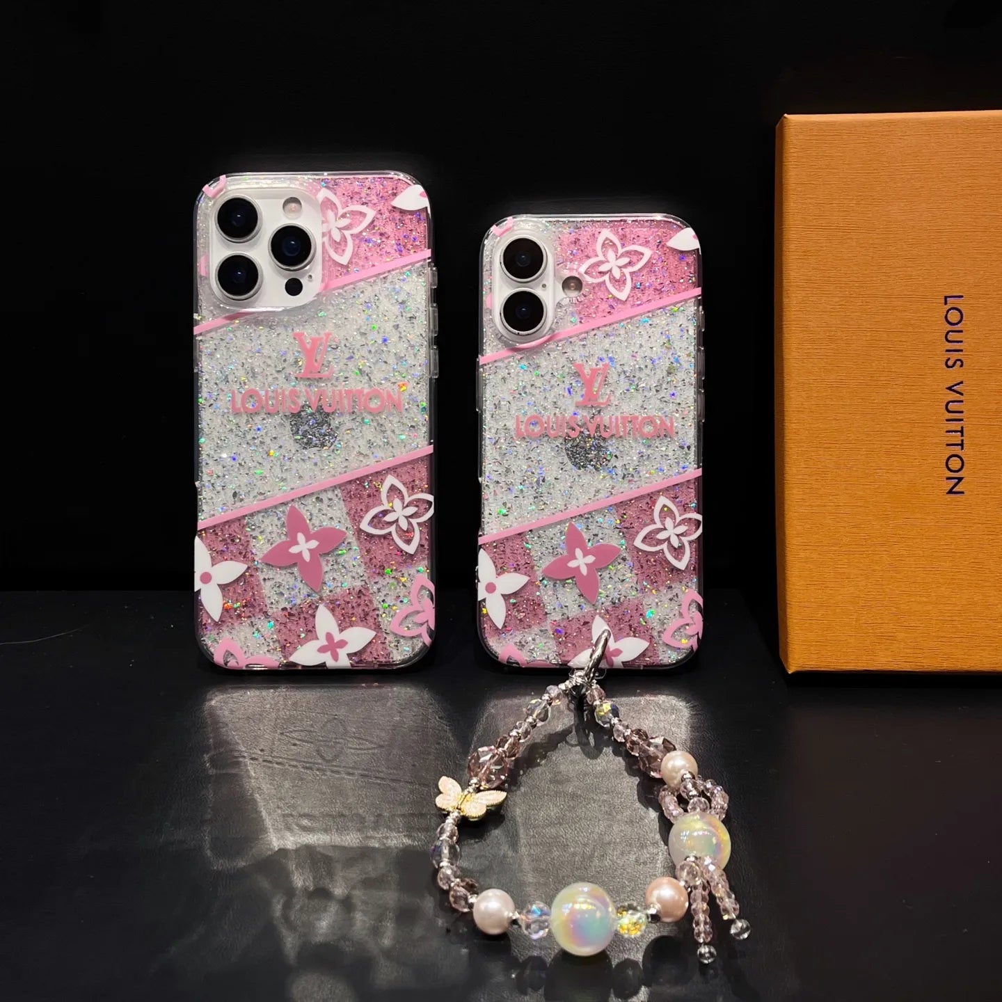 Designer Louis Vuitton Iphone 16 case – Slim Clear Phone Case