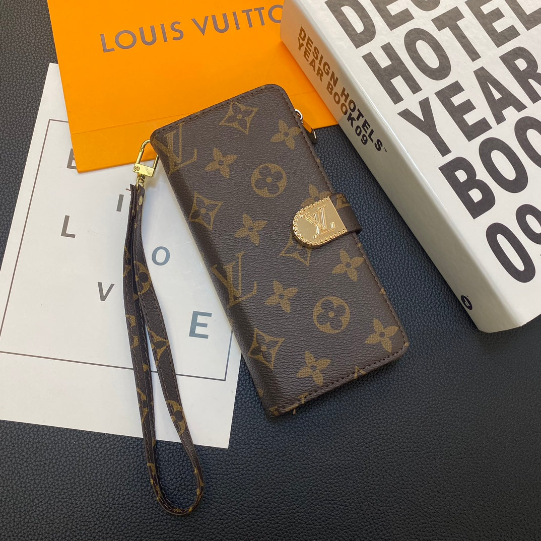 Luxury Designer Phone Wallet Case — Limited Stock!