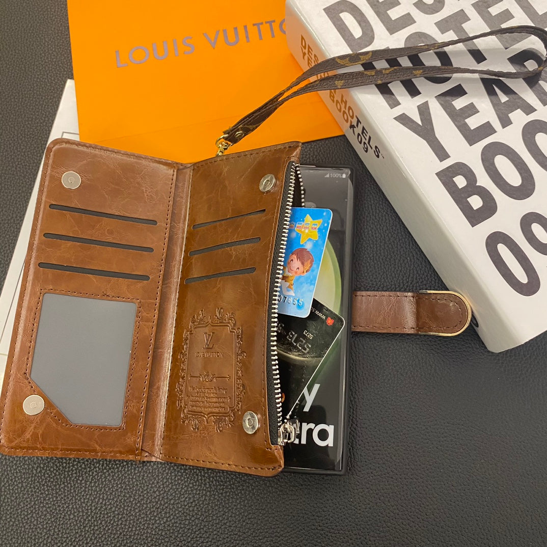 Luxury Designer Phone Wallet Case — Limited Stock!