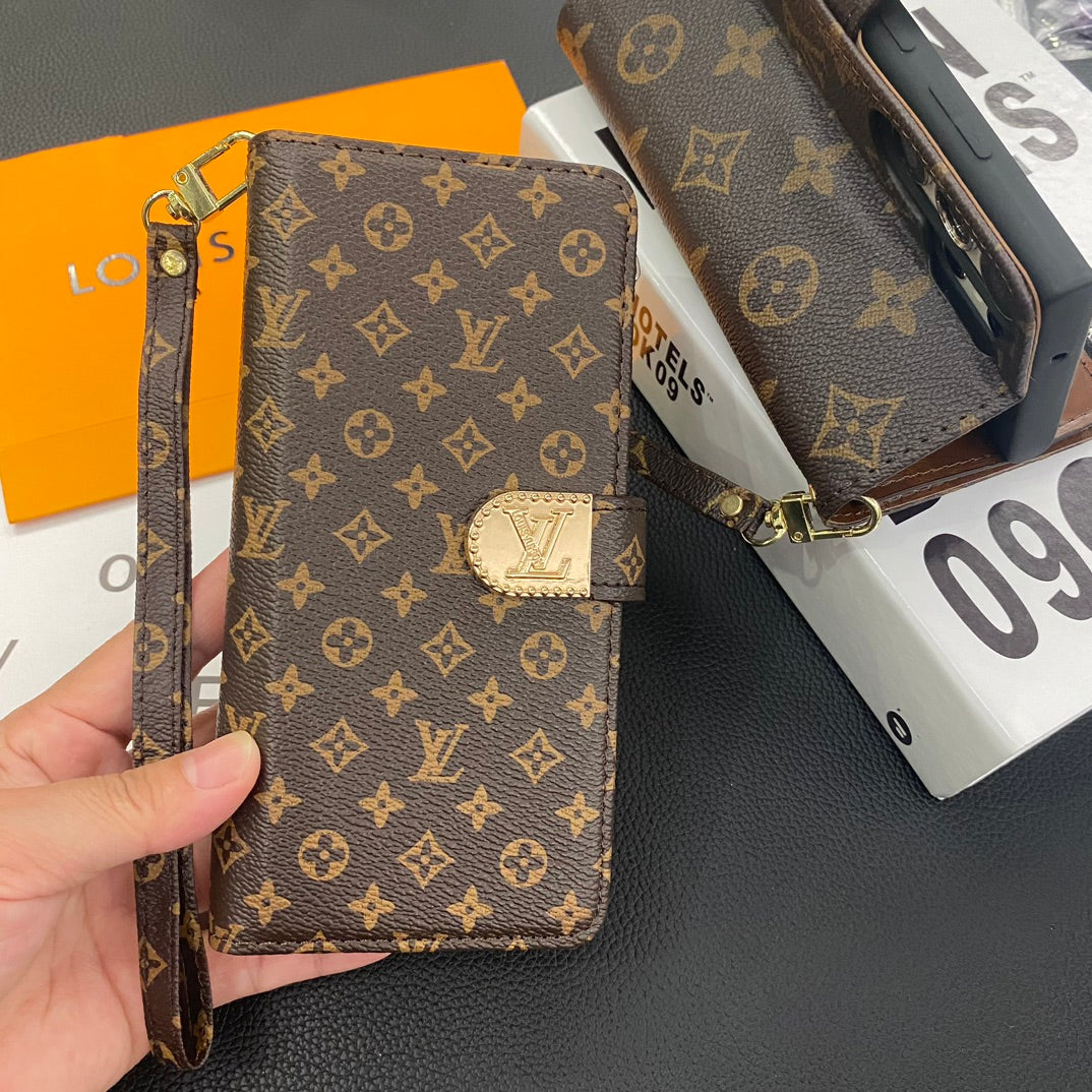 Luxury Designer Phone Wallet Case — Limited Stock!