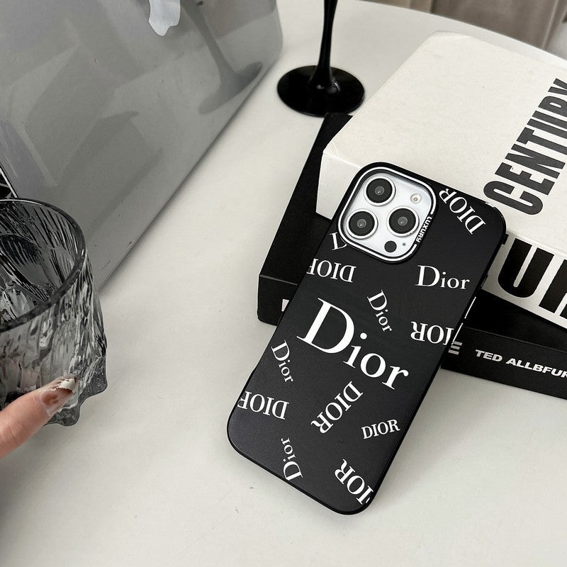 Luxury Dior & Chanel Black iPhone Case