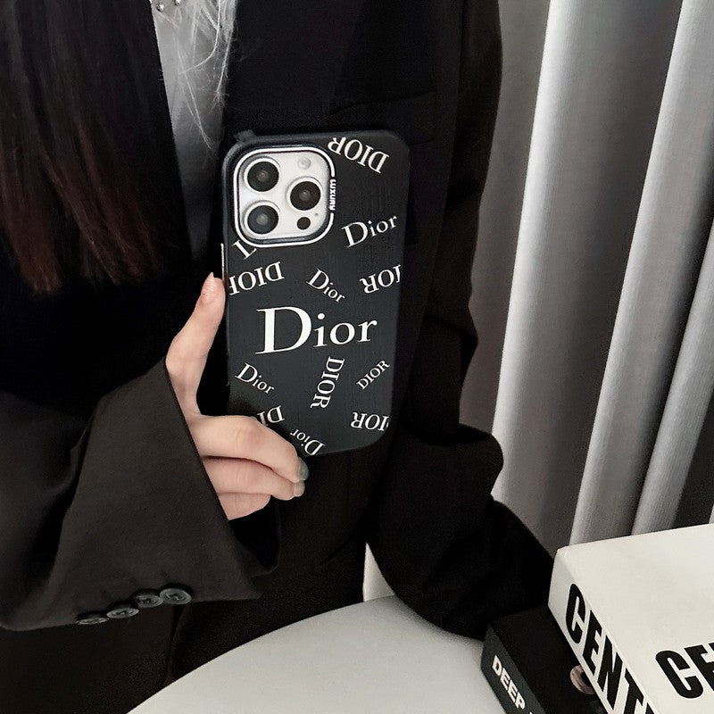 Luxury Dior & Chanel Black iPhone Case