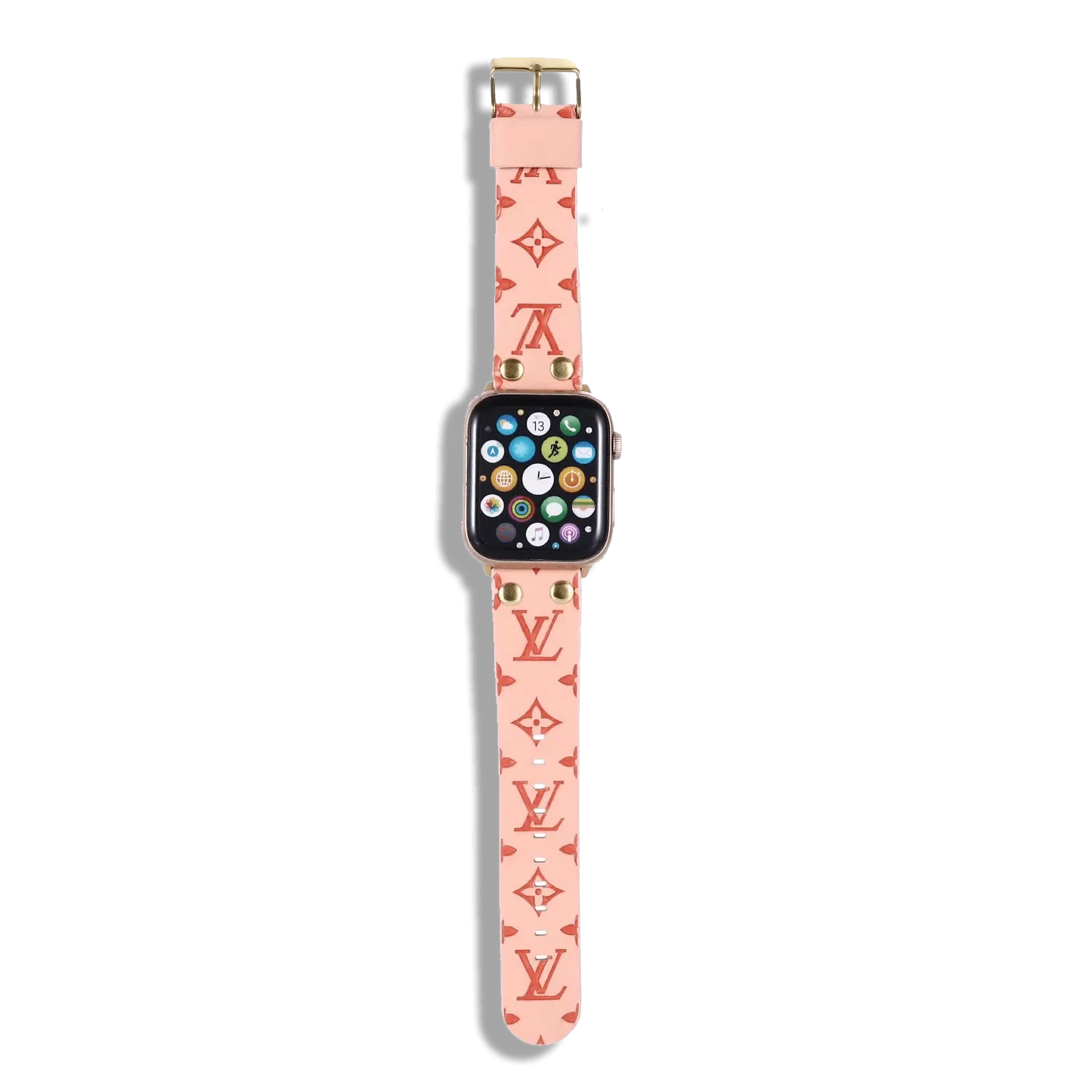 Shockproof Pink Louis Vuitton Apple Watch Band – MagSafe Premium Phone Case