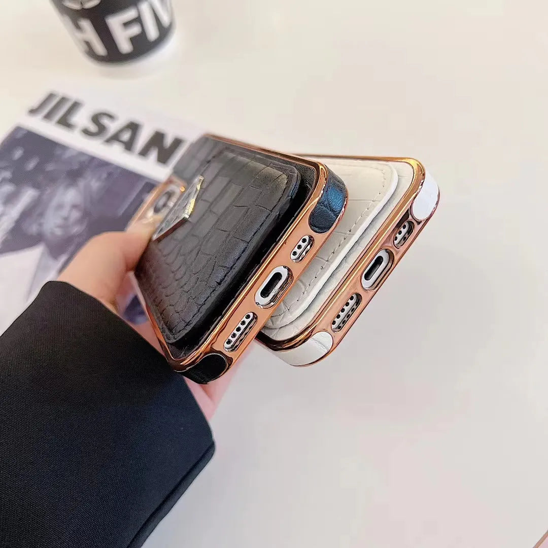 Slim Clear Prada Phone Case With Card Holder – MagSafe Phone Case