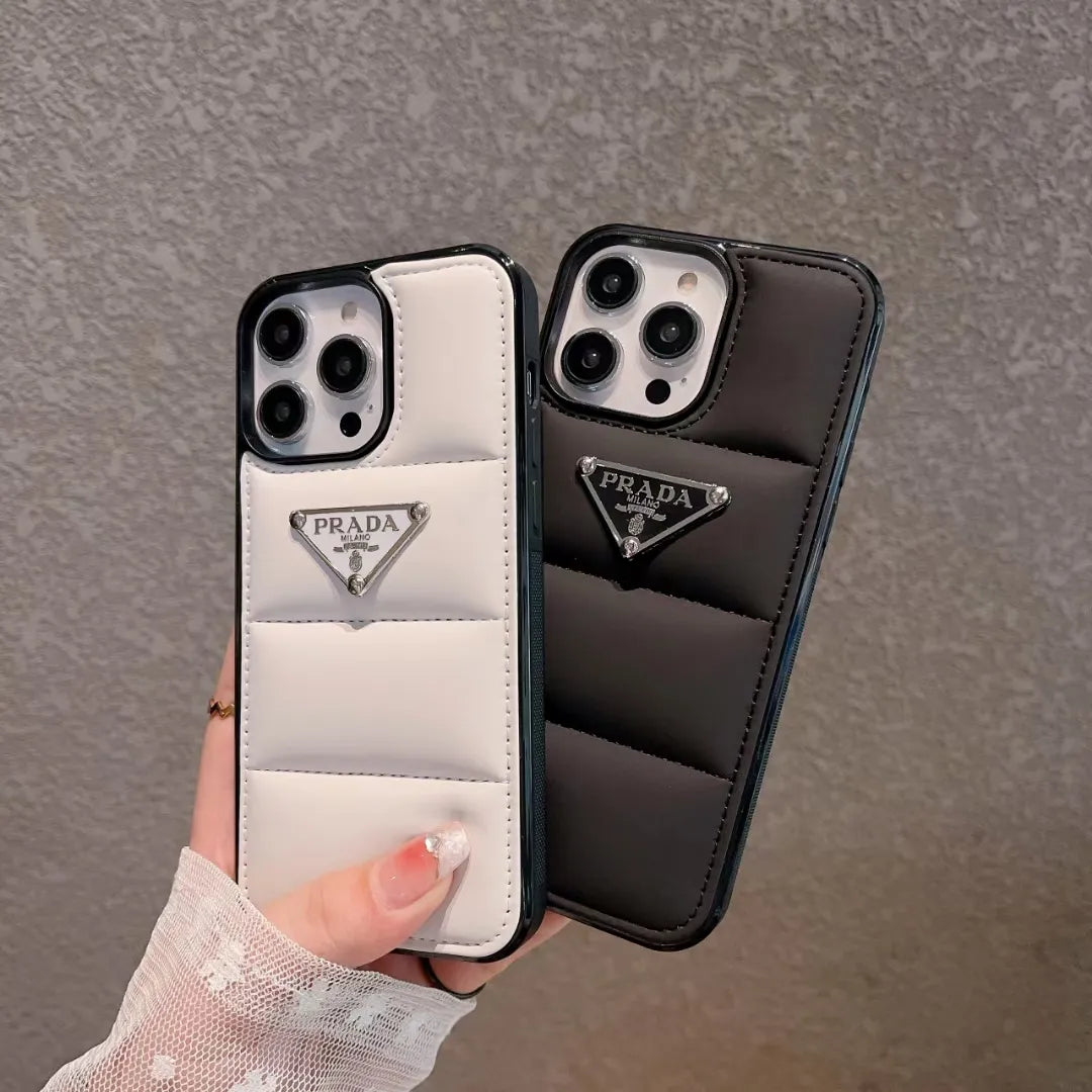 Shockproof Prada Puffer Phone Case – Luxury Designer Phone Case
