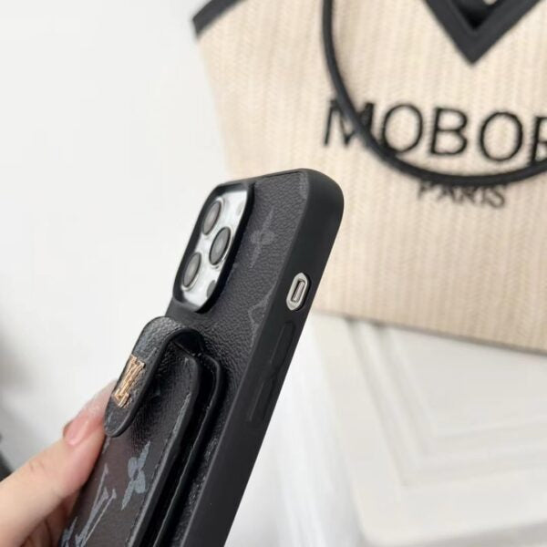 NEW LV PHONE CASE WITH CARD HOLDER FOR IPHONE