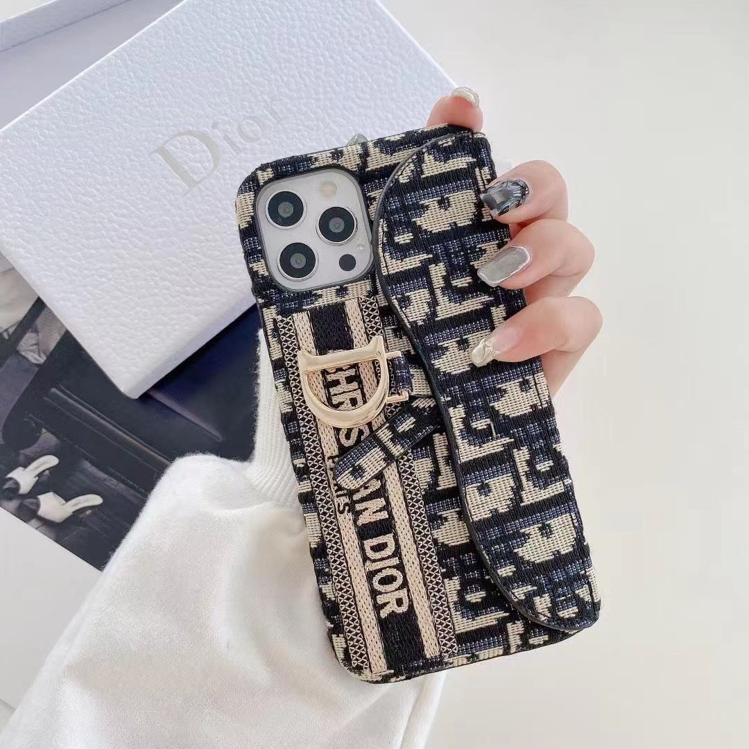 Dior Luxury iPhone Case with Card Holder