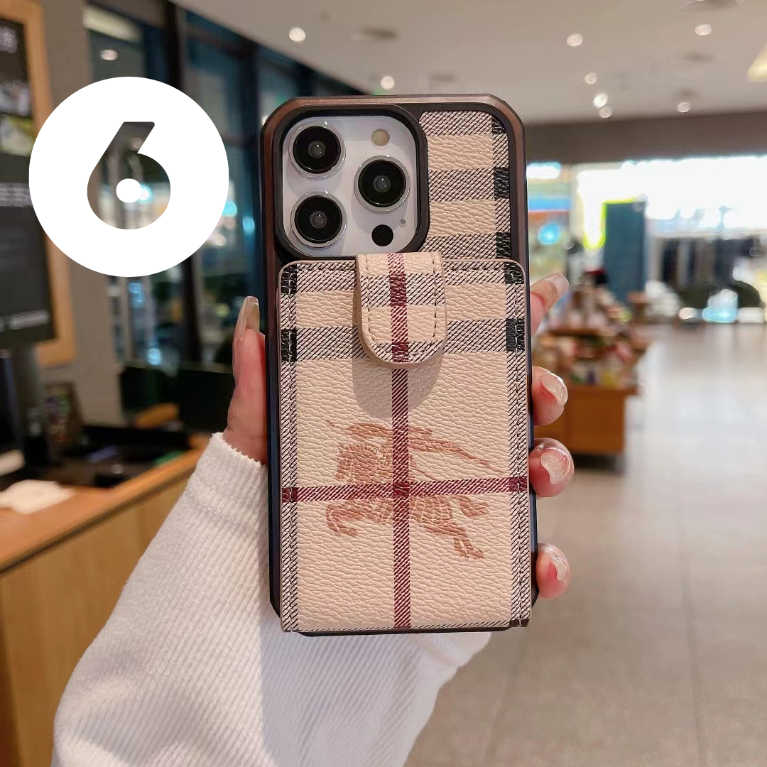 Premium Designer Louis Vuitton Phone Wallet – Slim Clear Phone Case