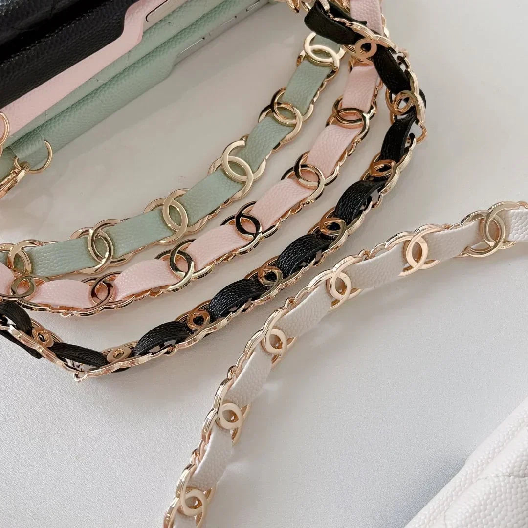 Luxury Chanel Phone Case With Hand Strap