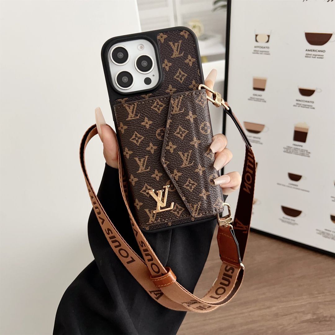 Louis Vuitton Crossbody Strap With  Wallet Card Holder