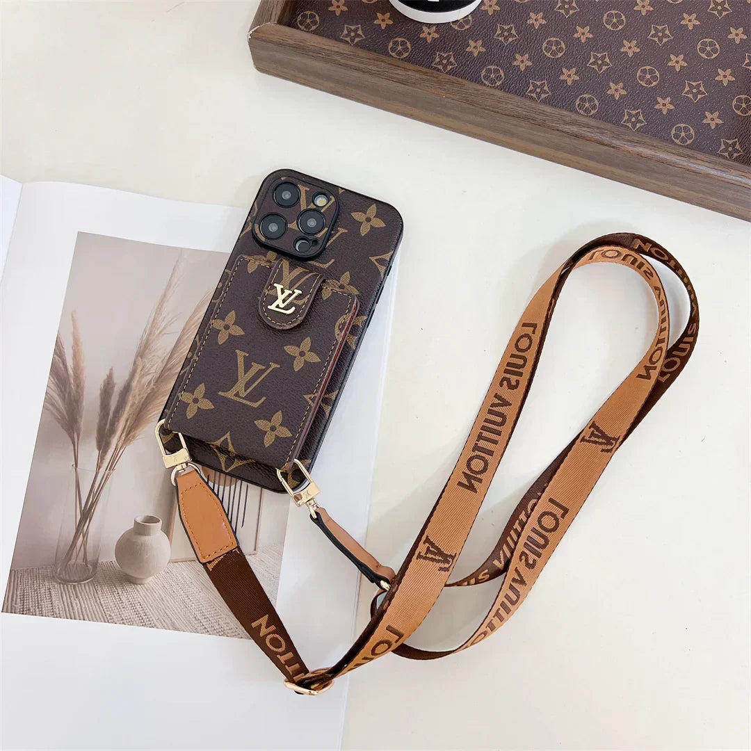 Louis Vuitton Phone Monogram Case with Strap For iPhone 17 /16 /15 /14