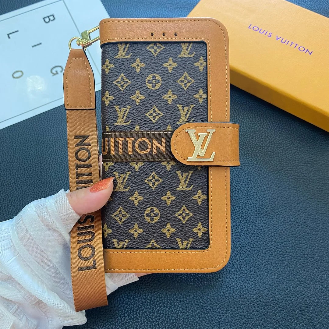 LV Iphone 17 Cardholder Case – Premium Designer Phone Case