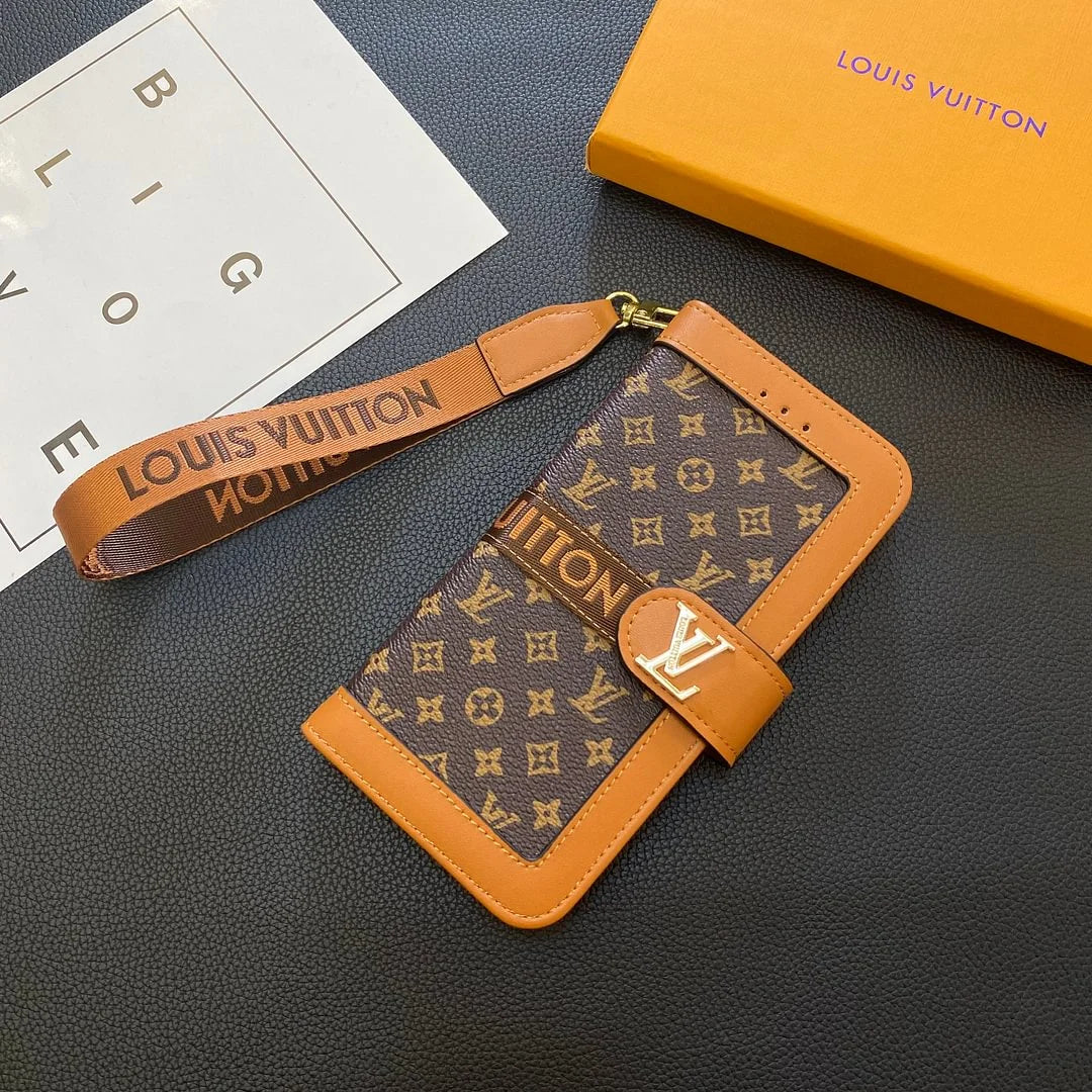 LV Iphone 17 Cardholder Case – Premium Designer Phone Case