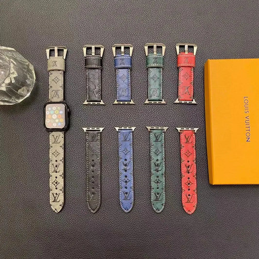 Louis Vuitton Apple Watch Leather Strap – Luxury Designer Edition