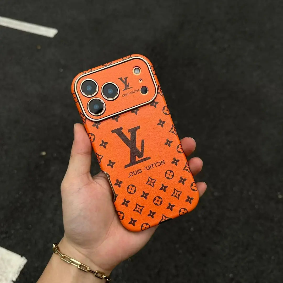 luxury LV fashion leather iPhone 17 / 16 / 15